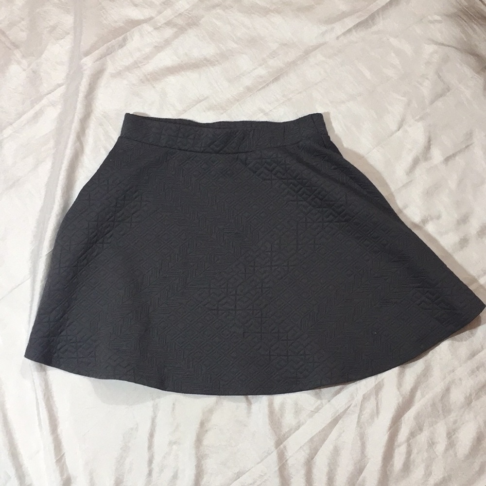 Quilted skater skirt